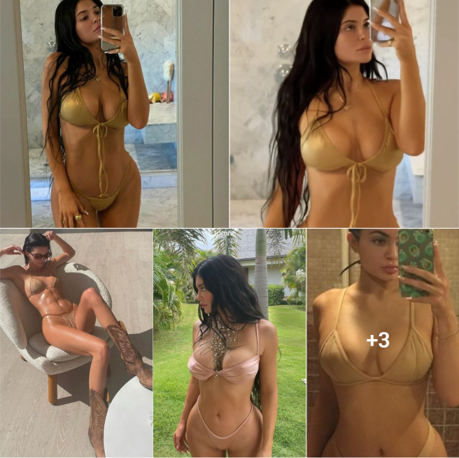 “Beach Babe Alert: Kylie Jenner Sizzles in a Skin-Baring Swimsuit, Flaunting her Enviable Figure”