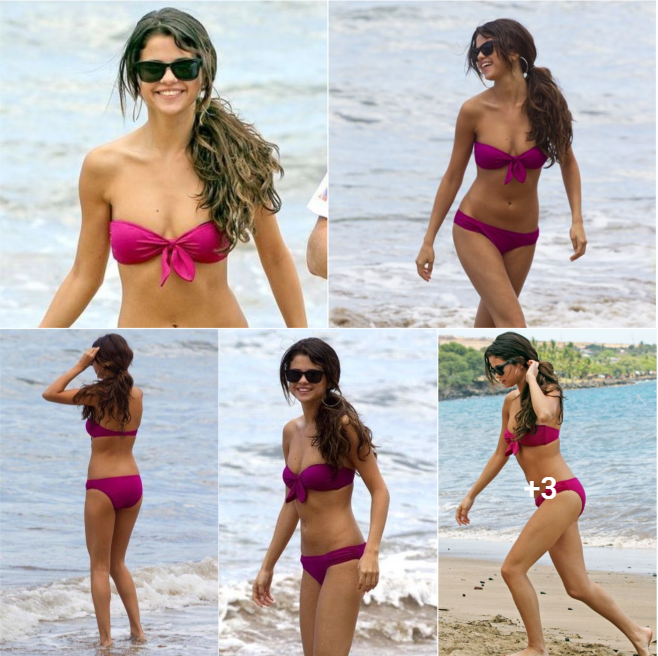 “Enchanting in Purple: Selena Gomez steals the show with her stunning bikini look”