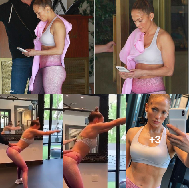 “Fitness Inspo: J.Lo’s Scorching Abs Take the Spotlight in Her Pre-Summer Tour Sweat Session”