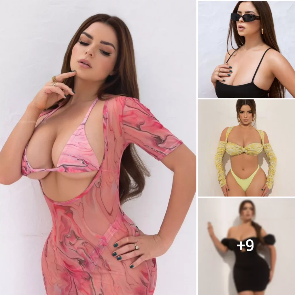 “Demi Rose shines in steamy swimwear, embracing her curves with confidence”